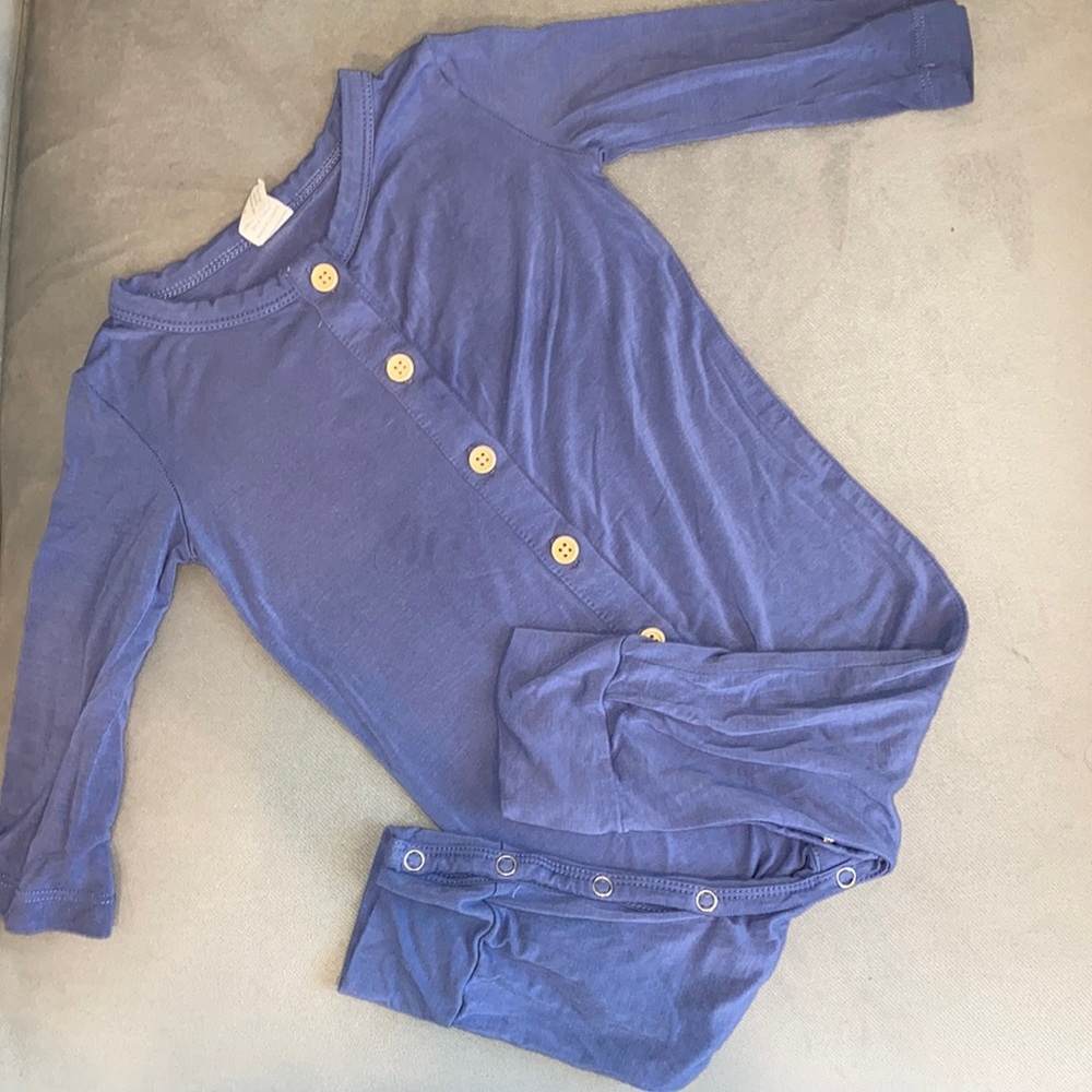 Kate Quinn Blue Kids One Piece Bodysuit